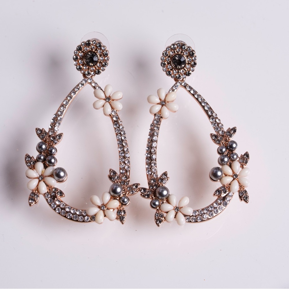 Vintage Elegant Floral‎ Drop Earrings #22
